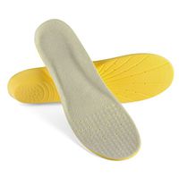 uxcell 1 Pair Breathable Foot Support Full Length Insoles for Men and Women W 10-12/M 8-10 Gray