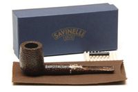 Savinelli Marron Glace 114 KS Rustic Brown Tobacco Pipe