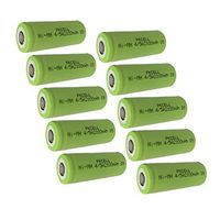 Rechargeable 4/5A a Size Battery 1.2v ni-mh Battery 2100mAh Count :Pcs (10)