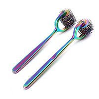G.S Set of 2 Wartenberg Neurological Pin Wheel Pinwheel 5 & 7 Head Diagnostic Multi Color Rainbow Best Quality