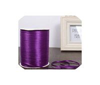 3mm Silk Satin Ribbons Christmas Halloween Baby Shower Birthday Party Wedding Gift Wrapping White Blue Pink Green Purple Ribbons,Dark Purple