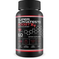 Super AlphaTesto Boost X Y - Natural Testosterone Support - Boost Free Testosterone with This Herbal Super Alpha Testo Boost X Blend - Improve Muscle Growth - Feel Youth, Power, Energy, and Drive
