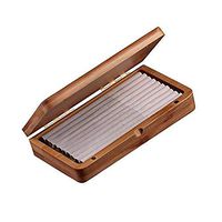 AEmber - Handmade Fine Smoke 10 Magnets Flip Over Thin Wooden Cigarette Cases Box Gifts (Wood)