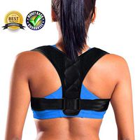 Posture Corrector for Women Men - Effective Comfortable Adjustable Posture Corrector - FDA Approved Posture Support - Back Brace - Kyphosis Brace (Regular)