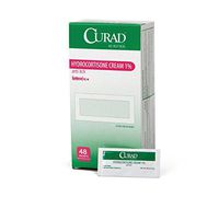 Medline CUR015408 Curad Hydrocortisone Cream 1%, 1.5 g Packets, 0.05 oz (Pack of 288)