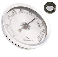 Redxiao Cigar Hygrometer, Mini Round Durable Personalized Accurate Professional for Cigar Humidor Case Accessory