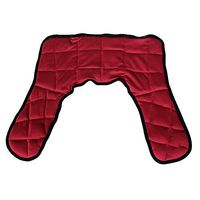 PU Health Hot/Cold Buckwheat Therapeutic Neck and Shoulder Wrap, Red, 0.25625 Pounds