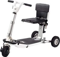Miracle Mobility Independence Series Electric Folding Mobility Scooter with 48V Lithium Ion Battery and 250 Watt Motor, White