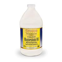Swanson Magnesium Oil Spray Zechstein Magnesium Soothes Muscles Nourishes Skin Stress Relief Sleep Rapid Absorption Dr. Barbara Hendel's Formula 64 fl oz (1.9 l) Liquid