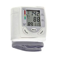 Galapara Wrist Blood Pressure Monitor, LCD Display Blood Pressure Monitor Pulse Meter, Automatic Digital Pulsometer Sphygmomanometer Family Diagnostic-Tool