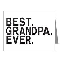 Note Cards (10 Pack) Best Grandpa Papa Grandfather Ever