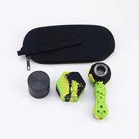 Silicone Honey Nest Straws Foldable Travel Kit-with Portable Case and Silicone Storage Container