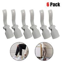 XHSP 6 Pcs Lazy Shoes Helper,Shoe Lifting Helper Easy on Easy Off,Portable Travel Handled Shoe Horn, Sock Slider Handled Shoe Horn for Seniors, Elderly, Disabled 2020 New