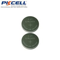 LIR2450 3.6 Volt Li-Ion Rechargeable Button Cell (2pc)