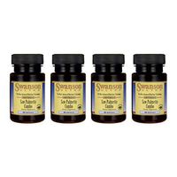 Swanson Saw Palmetto Complex Urinary Prostate Support 60 Sgels 4 Pack