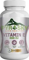 PYRASKY NUTRITION - Vitamin E 400 IU Mixed (d-Alpha Tocopherol & Mixed Tocopherols) 60 Softgels