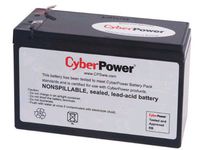 CyberPower RB1280 Replacement Battery Cartridge, Maintenance-Free, User Installable