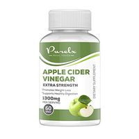 PureLx - Apple Cider Vinegar Capsules 100% Pure, Extra Strength 1300mg, Digestion Aid for Energy Boost
