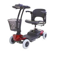 CTM HS-118 4 Wheel Electric Mobility Power Scooter RED
