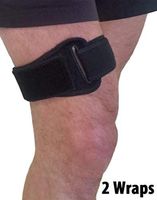 IT Band Strap Runners Knee Brace - Iliotibial Band Syndrome Compression Wraps for Knee Pain Relief. Reduce Jumpers Outer Knee Pain or Thigh Tendonitis When Running or Exercising (Fits Most)