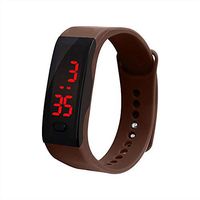 Fxbar,Children's Students Bracelet Watches LED Digital Display Sport Watch Smartwatch (Coffee)