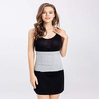 SUISONG Postpartum Belt, Postpartum Postnatal Recovery Maternity Support Belt for Women, Pregnancy Belly Band Waist Trimmer Belt Slimming Body Shaper Belt (M, Grey)