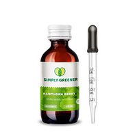 Simply Greener Hawthorn Berry Tincture Alcohol-Free Extract, Organic Hawthorn Berry (Crataegus spp.) Herbal Drops (2 FL OZ, with Dropper) Plastic-Free