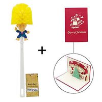 Bravo Sport Donald Trump Toilet Brush Trump Toilet Scrubber, Make Toilet Great Again, Commander in Crap, Funny Gag Gift