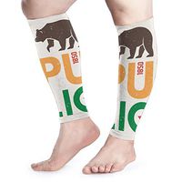 Calf Leg Compression Sleeve for Women California Republic Grizzlys Pregnancy Circulation Arm UV Protection Cover