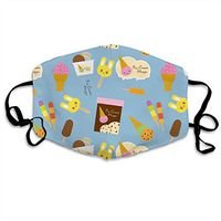 Sweet Ice Cream Dessert Mouth Mask Reusable Dust-Proof Mask Adjustable Earloop Face Mask