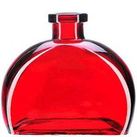 Courtney's Candles RED 6 Ounce Figi Glass Vase