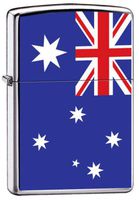 Australian Pride Flag of Australia Chrome Zippo Lighter