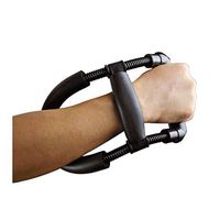 JXLBB Wrist Men's Grip Training Wrist Wrench Wrist Badminton Strength Training Arm Power Equipment Wrist Training Steel Spring Exercise Forearm Badminton Training Wrench Wrist (Color : Black)