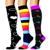 Compression Socks for Women & Men-Best for Running,Nurse,Travel,Varicose Veins,Maternity,Pregnant,Flight Socks