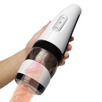 Male Aír-cr?ft Cup Six Toys Hands Free Deep Throat Oral Cup Sucking Endless Pleasure Headphone Mode Blow-Job Toys Male T-Shirt Underwear Noiseless Realistic for Couple Mens Tshirt