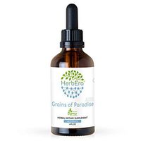 Grains of Paradise A120 Alcohol Herbal Extract Tincture, Organic Grains of Paradise (Aframomum melegueta) Dried Seeds (4 fl oz)
