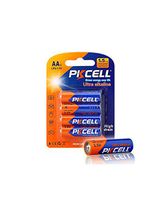 Pkcell LR6-4B 1.5V Alkaline AA Size Battery44; Pack of 4