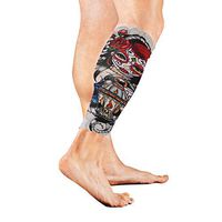 Stretch Sport Calf Sleeve Dia De Los Muertos Protective Guard for Men Women - Best Footless Compression Socks for Shin Splints, Running,Basketball Football (1 Pair)