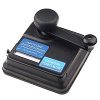 Manual Cigarette Machine, Metal Hand-Cranked Small Cigarette Tamping Machine, 15.9 * 15.9Cm