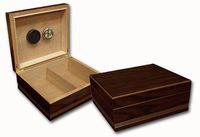 Prestige Import Group - The Duke Cigar Humidor - Color: Walnut Finish