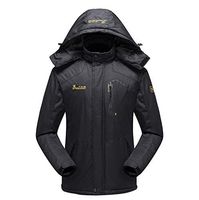 Alvinm Men's Jacket Casual Fashion Waterproof Quick-Drying Breathable Sport Outdoor Coat Outwear Black