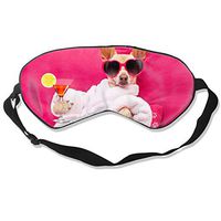 Chihuahua Dog Relaxing Fashion Breathable Sleeping Eye Mask for Men and Women Adjustable Straps Without Pressure Eyeshade for Night Sleep Travel and Nap Blindfold Eye Covers