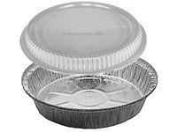 Future FOIL 8 inch Aluminum Disposable Pans Heavy Duty w/Dome Lids 200 Pack
