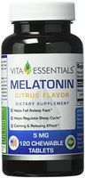 Vita Essentials Melatonin Citrus 5 Mg Tablets, 120 Count