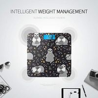 Bluetooth Weigh Scales Cartoon Animated Cute Animal Sloth Weight Scales for People Body Fat Composition Monitor Analyzer with Smartphone App for Body Management-396 Lbs