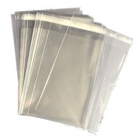 Keep Fresh Bags KeepFresh Resealable Crystal Clear Cello Lip and Tape Bags, 1.2 mil, 4" W X 6" L, 100 Count