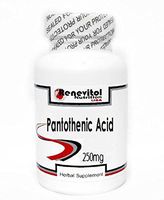 Pantothenic Acid 250mg 200 Capsules ~ Renevitol
