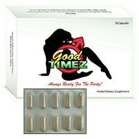 Good Timez by Reliable Richard All Natural Increase Libido Stamina Energy Booster 10 Pack