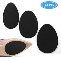 Heatoe 12 Pairs Non-Slip Shoes Pads, Black Grid Self-Adhesive Sole Protector Pads, Upgraded Anti-Slip Stick Pad, Noise Reduce, 3 Size