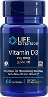 Life Extension Vitamin D3 7,000 IU, 60 softgels